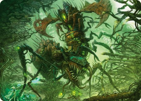 Skyscythe Engulfer Art Card [Phyrexia: All Will Be One Art Series] | Gamers Paradise