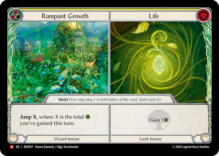 Rampant Growth // Life [ROS017] (Rosetta)  Rainbow Foil | Gamers Paradise