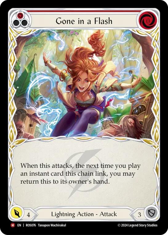 Gone in a Flash [ROS076] (Rosetta)  Rainbow Foil | Gamers Paradise