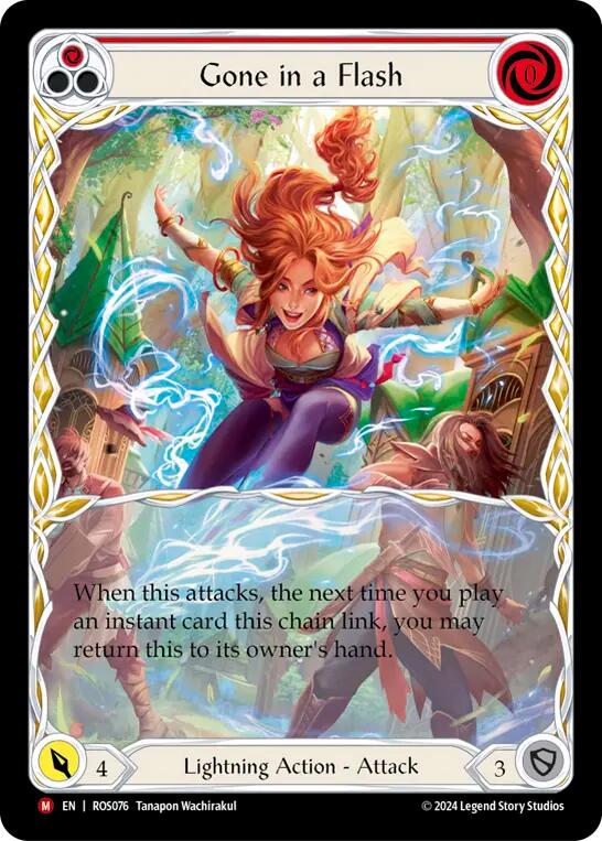 Gone in a Flash (Extended Art) [ROS076] (Rosetta)  Rainbow Foil | Gamers Paradise