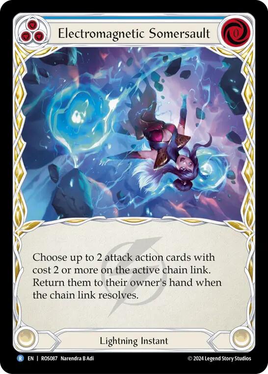 Electromagnetic Somersault (Blue) [ROS087] (Rosetta)  Rainbow Foil | Gamers Paradise