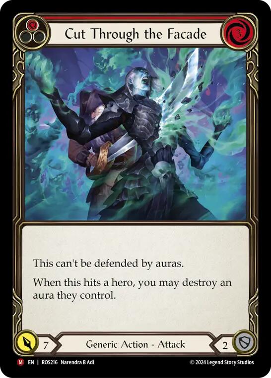 Cut Through the Facade [ROS216] (Rosetta)  Rainbow Foil | Gamers Paradise