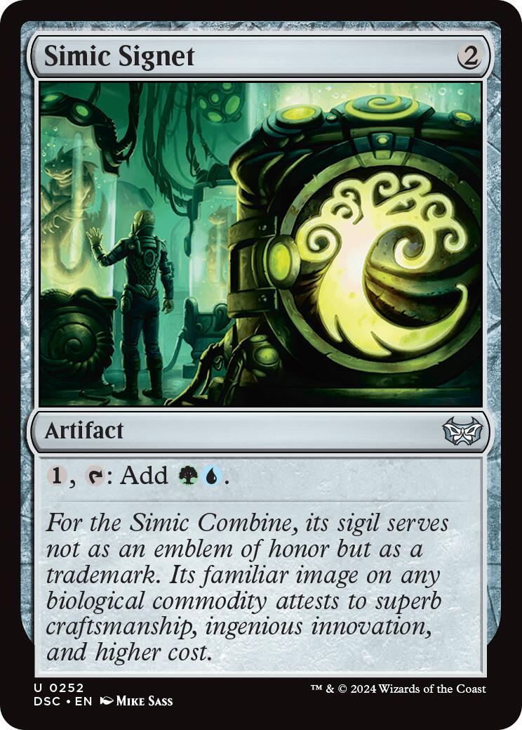 Simic Signet [Duskmourn: House of Horror Commander] | Gamers Paradise