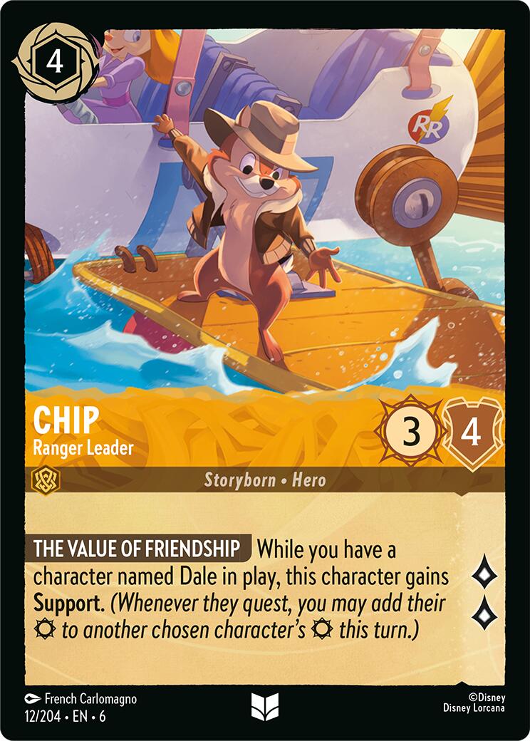 Chip - Ranger Leader (12/204) [Azurite Sea] | Gamers Paradise