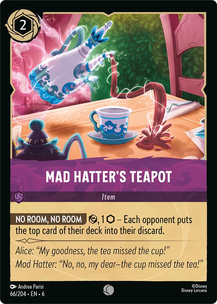 Mad Hatter's Teapot (66/204) [Azurite Sea] | Gamers Paradise