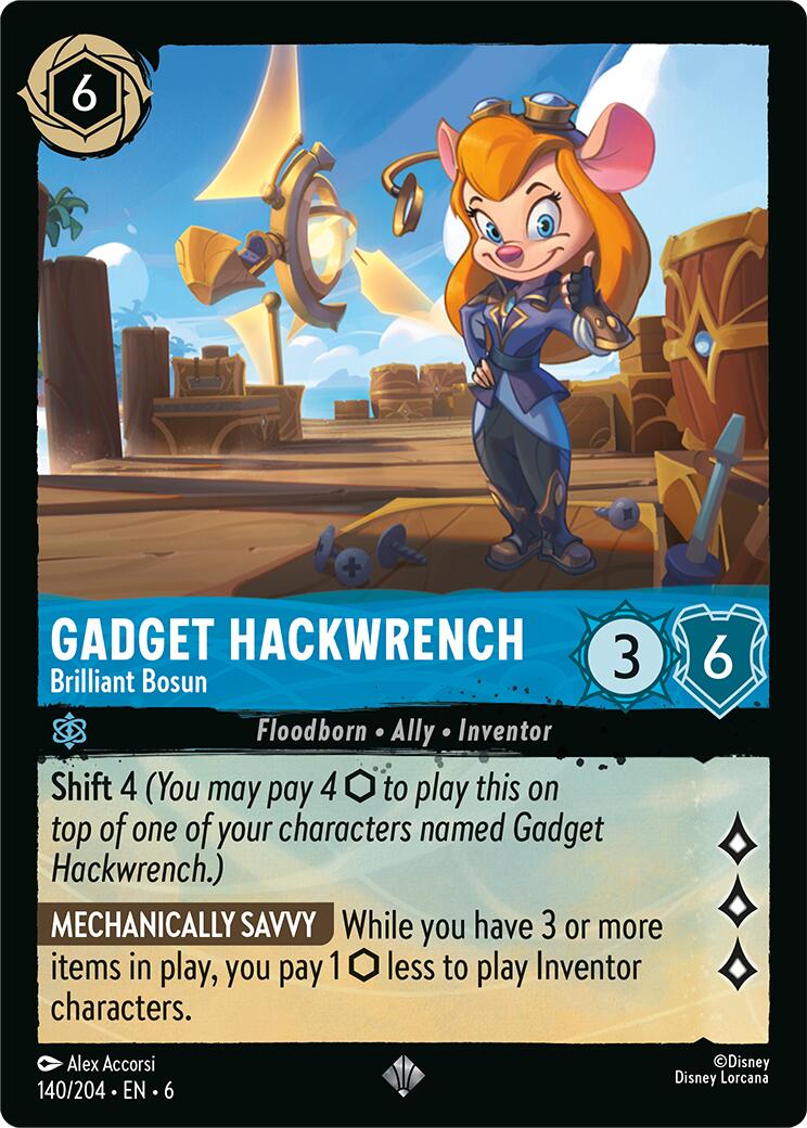 Gadget Hackwrench - Brilliant Bosun (140/204) [Azurite Sea] | Gamers Paradise