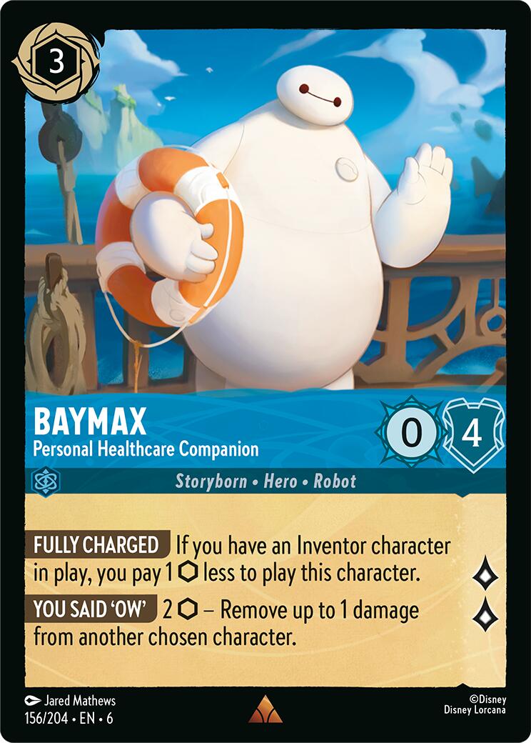 Baymax - Personal Healthcare Companion (156/204) [Azurite Sea] | Gamers Paradise