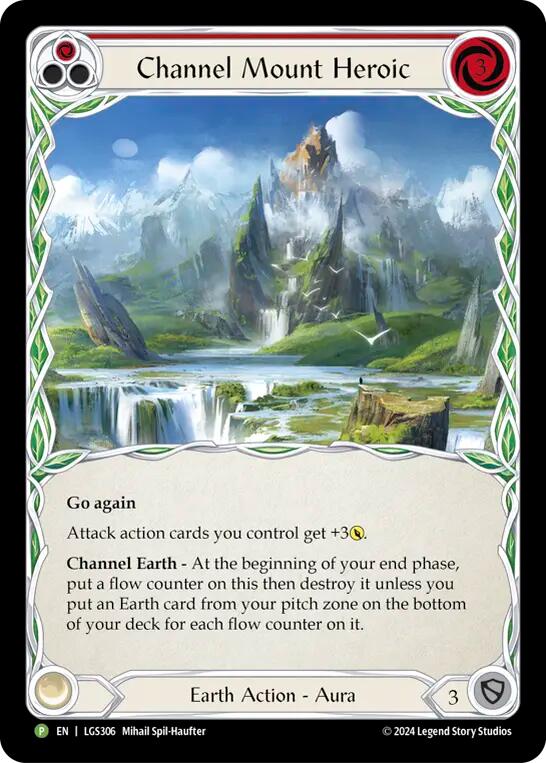 Channel Mount Heroic [LGS306] (Promo)  Cold Foil | Gamers Paradise