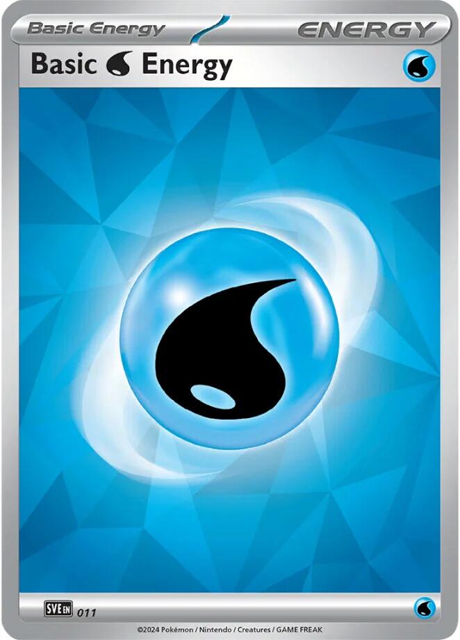 Basic Water Energy (011)(Holo) [Scarlet & Violet: Stellar Crown] | Gamers Paradise