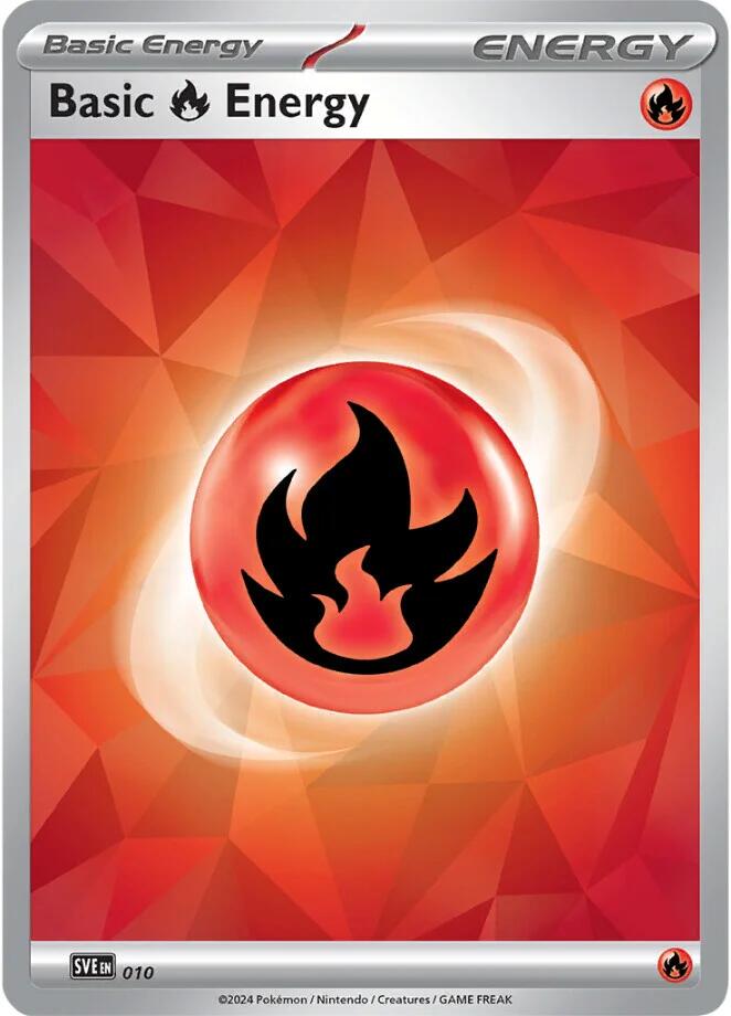 Basic Fire Energy (010)(Holo) [Scarlet & Violet: Stellar Crown] | Gamers Paradise