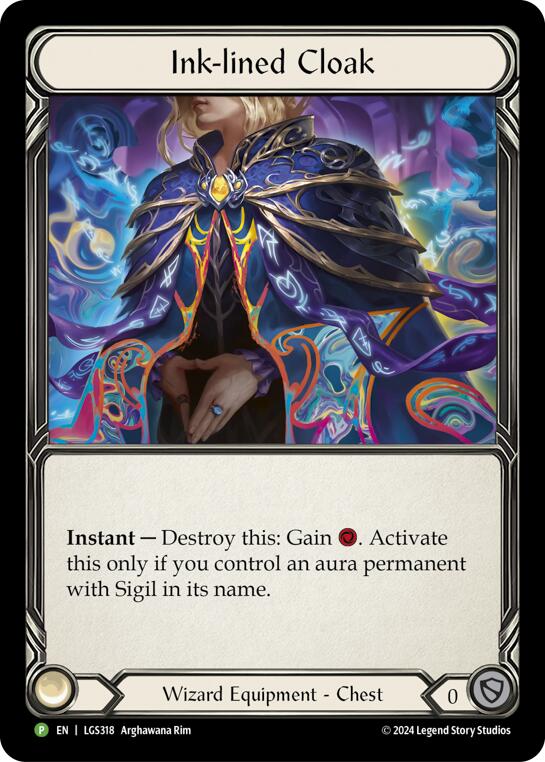 Ink-lined Cloak [LGS318] (Promo)  Rainbow Foil | Gamers Paradise