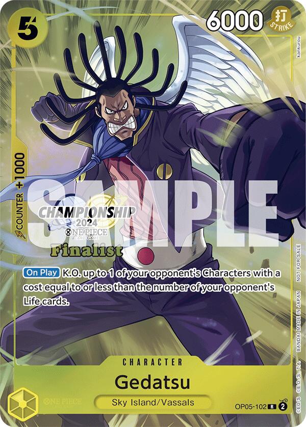 Gedatsu (Championship 2024 Finalist Card Set) [One Piece Promotion Cards] | Gamers Paradise