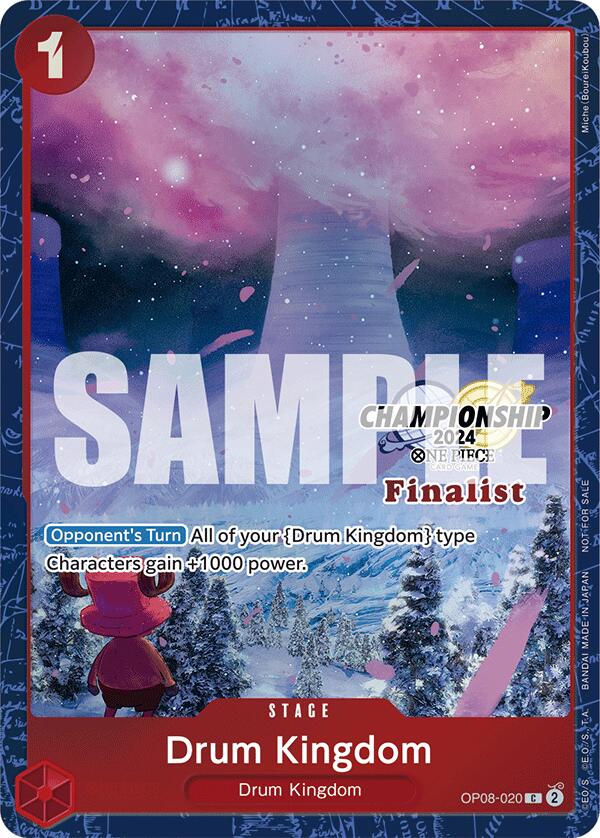 Drum Kingdom (Championship 2024 Finalist Card Set) [One Piece Promotion Cards] | Gamers Paradise