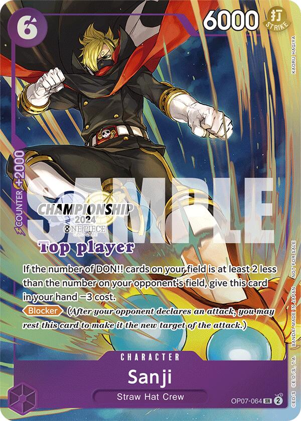 Sanji (Championship 2024 Top Player Pack) [One Piece Promotion Cards] | Gamers Paradise