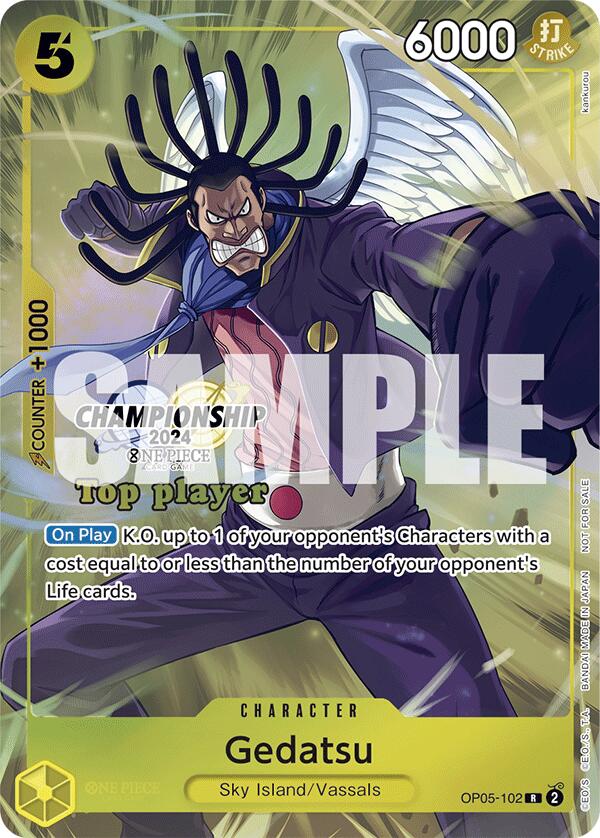 Gedatsu (Championship 2024 Top Player Pack) [One Piece Promotion Cards] | Gamers Paradise