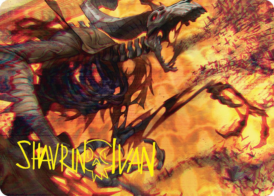 Unwanted Remake Art Card (Gold-Stamped Signature) [Duskmourn: House of Horror Art Series] | Gamers Paradise