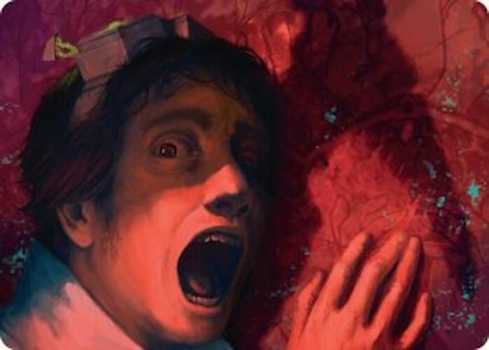 Murder Art Card [Duskmourn: House of Horror Art Series] | Gamers Paradise