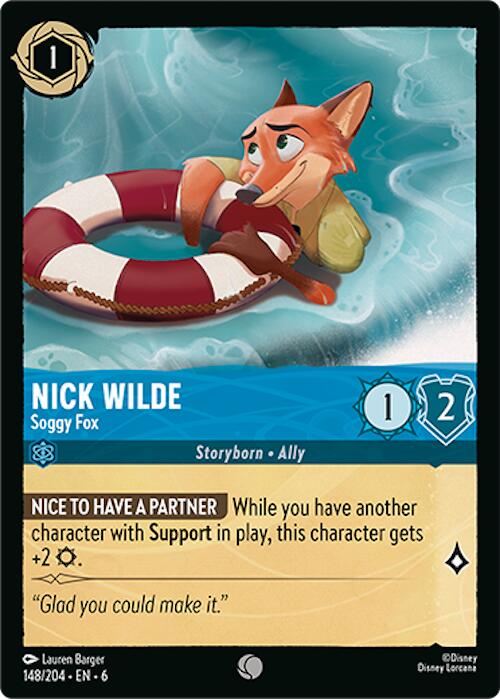 Nick Wilde - Soggy Fox (148/204) [Azurite Sea] | Gamers Paradise