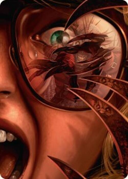 Razorkin Needlehead Art Card [Duskmourn: House of Horror Art Series] | Gamers Paradise