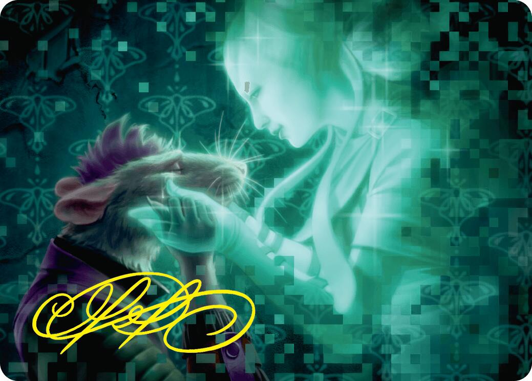 Cathartic Parting Art Card (Gold-Stamped Signature) [Duskmourn: House of Horror Art Series] | Gamers Paradise