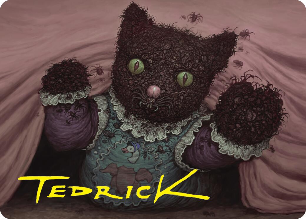 Twitching Doll Art Card (Gold-Stamped Signature) [Duskmourn: House of Horror Art Series] | Gamers Paradise