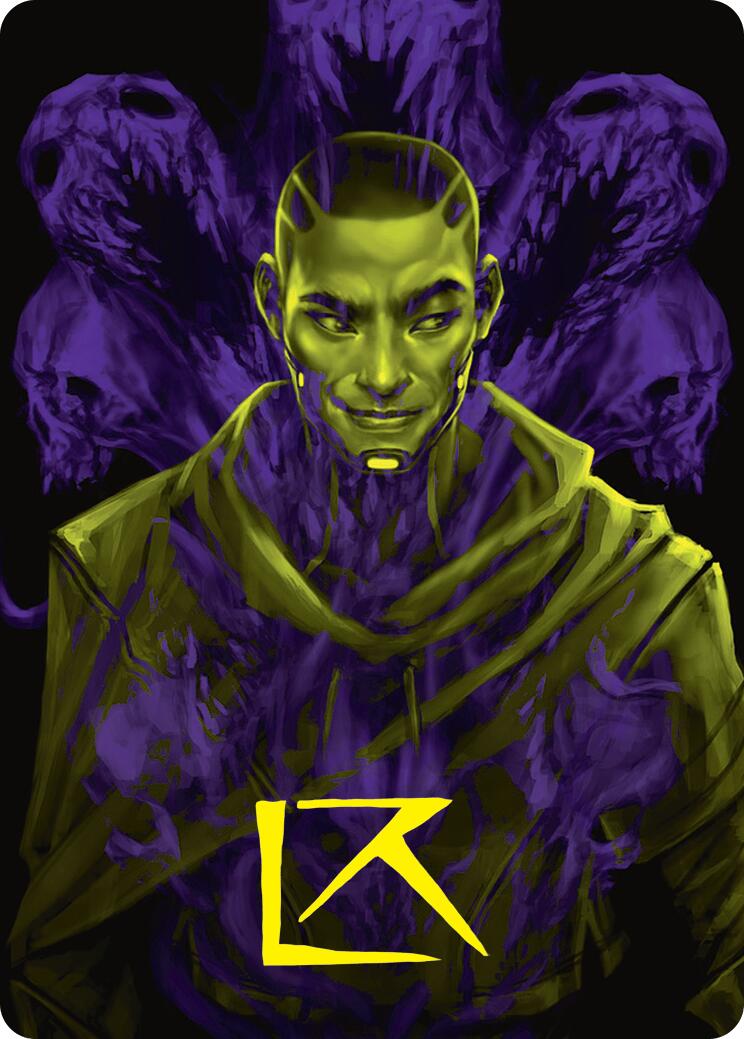 Kaito, Bane of Nightmares Art Card (Gold-Stamped Signature) [Duskmourn: House of Horror Art Series] | Gamers Paradise