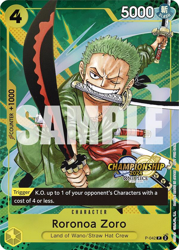 Roronoa Zoro (CS 2024 Event Pack) [One Piece Promotion Cards] | Gamers Paradise