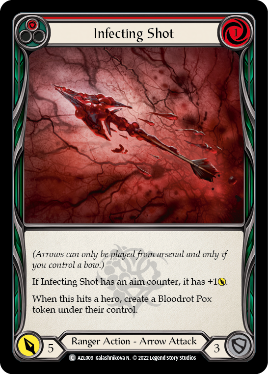 Infecting Shot (Red) [AZL009] (Outsiders Azalea Blitz Deck) | Gamers Paradise