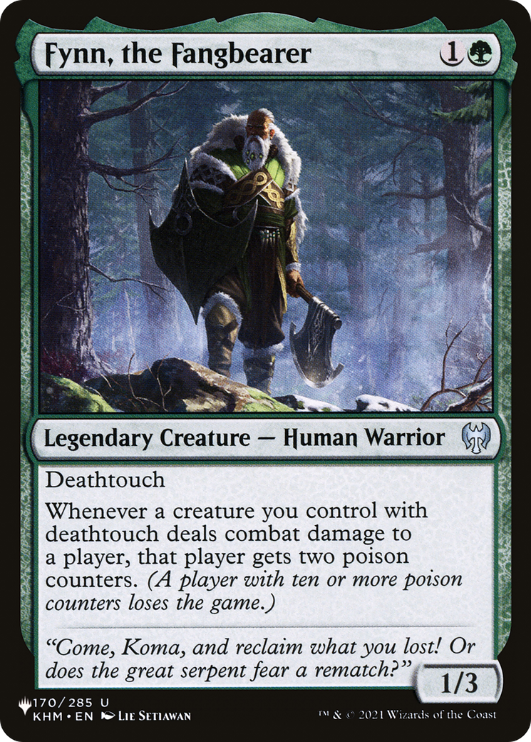 Fynn, the Fangbearer [The List] | Gamers Paradise