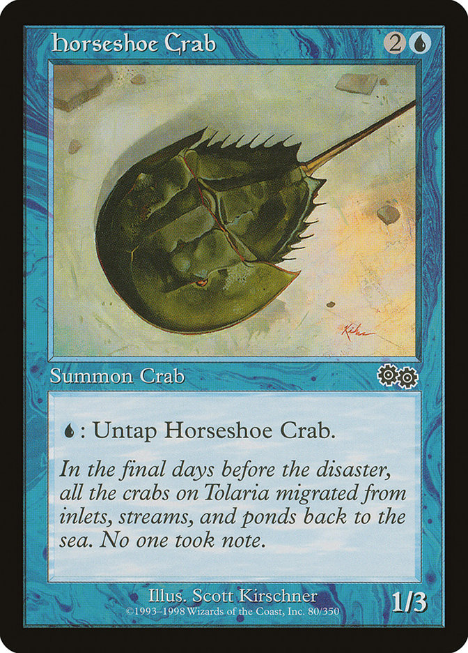 Horseshoe Crab [Urza's Saga] | Gamers Paradise