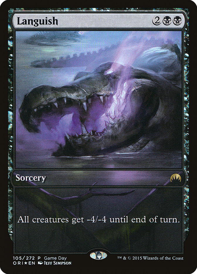 Languish (Game Day) (Full Art) [Magic Origins Promos] | Gamers Paradise