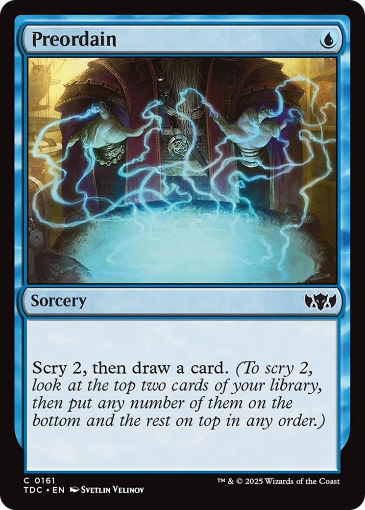 Preordain [Tarkir: Dragonstorm Commander] | Gamers Paradise