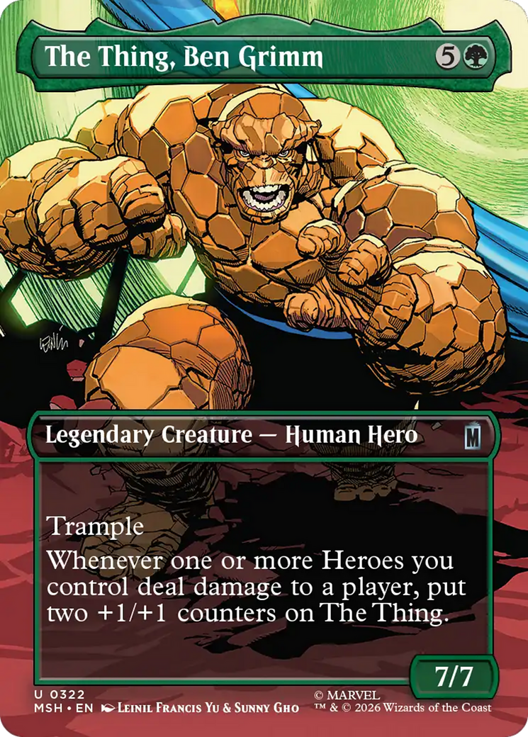 The Thing, Ben Grimm (Borderless) [Marvel Super Heroes] | Gamers Paradise