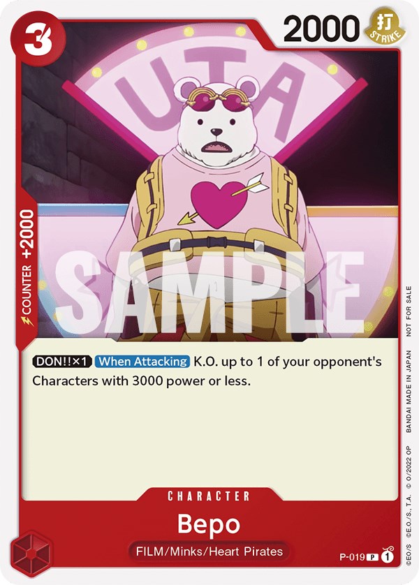 Bepo (One Piece Film Red) [One Piece Promotion Cards] | Gamers Paradise