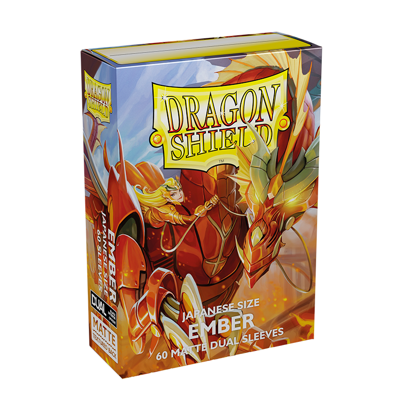 Dragon Shield: Japanese Size 60ct Sleeves - Ember (Dual Matte) | Gamers Paradise