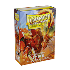 Dragon Shield: Japanese Size 60ct Sleeves - Ember (Dual Matte) | Gamers Paradise