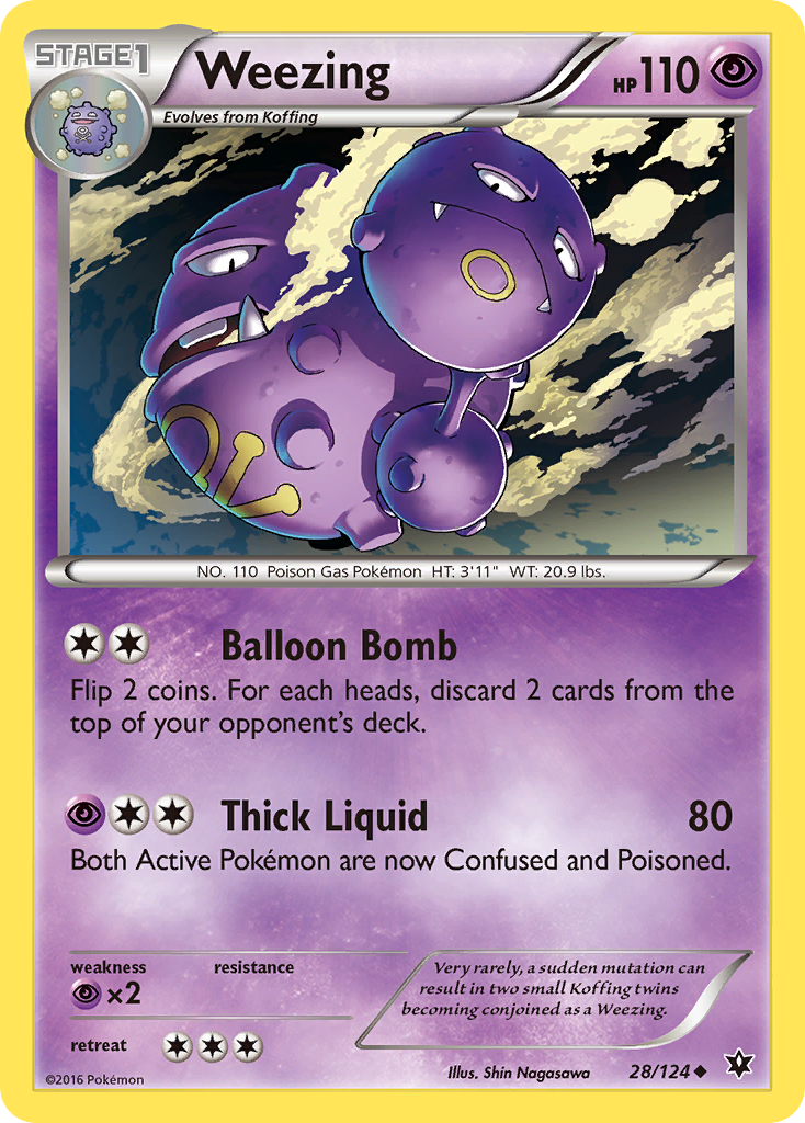 Weezing (28/124) [XY: Fates Collide] | Gamers Paradise