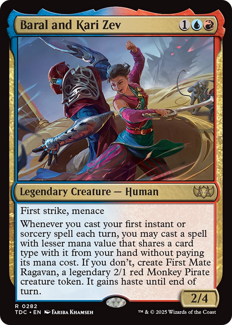 Baral and Kari Zev [Tarkir: Dragonstorm Commander] | Gamers Paradise