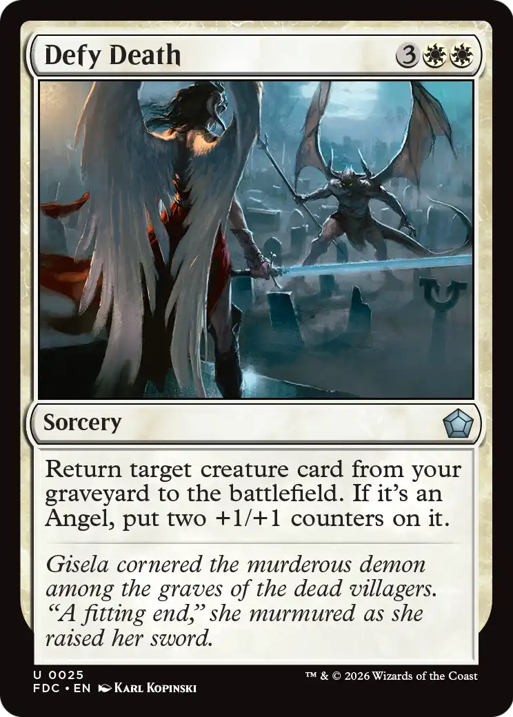 Defy Death [Foundations Commander] | Gamers Paradise