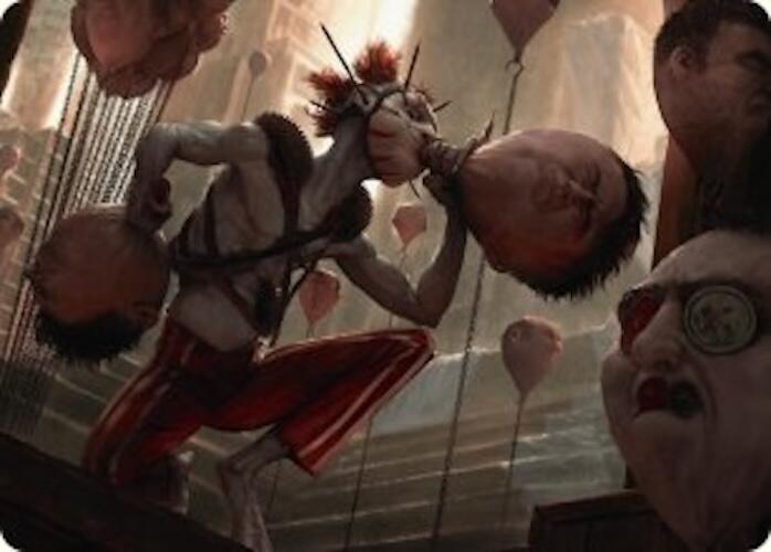 The Jolly Balloon Man Art Card [Duskmourn: House of Horror Art Series] | Gamers Paradise