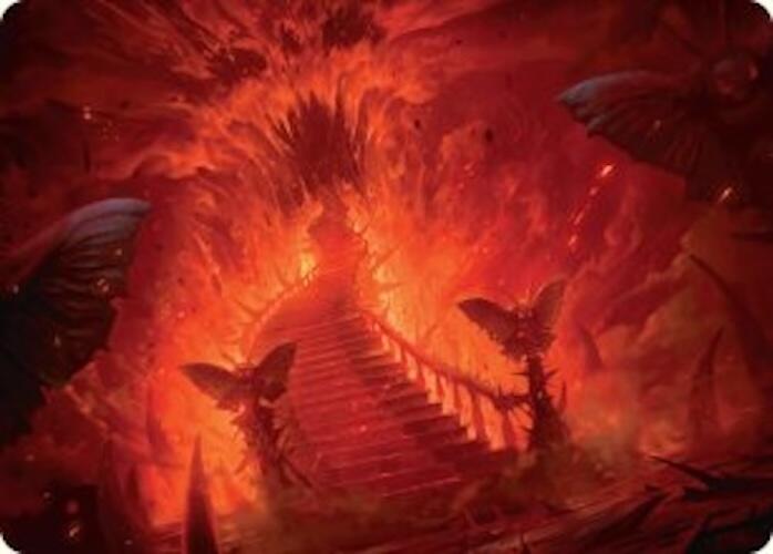 Mountain Art Card [Duskmourn: House of Horror Art Series] | Gamers Paradise