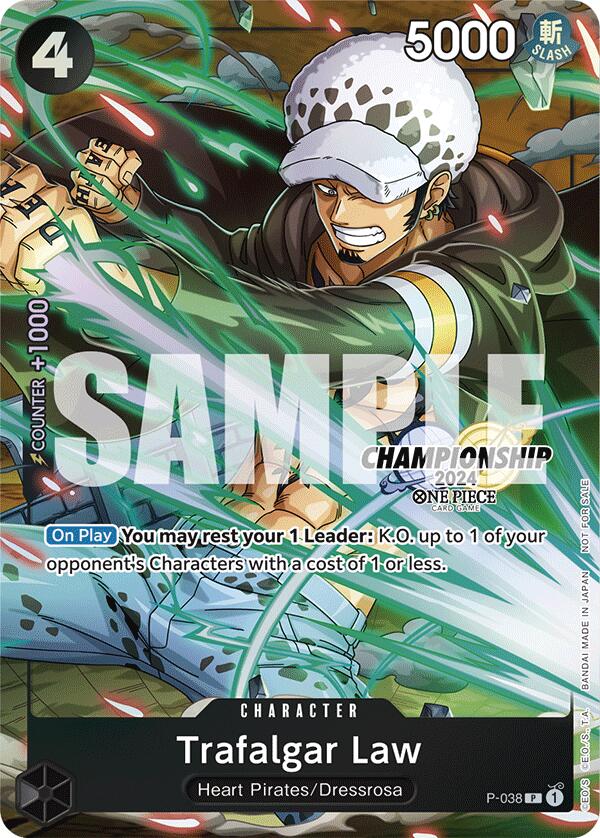 Trafalgar Law (P-038) (CS 2024 Event Pack Finalist) [One Piece Promotion Cards] | Gamers Paradise