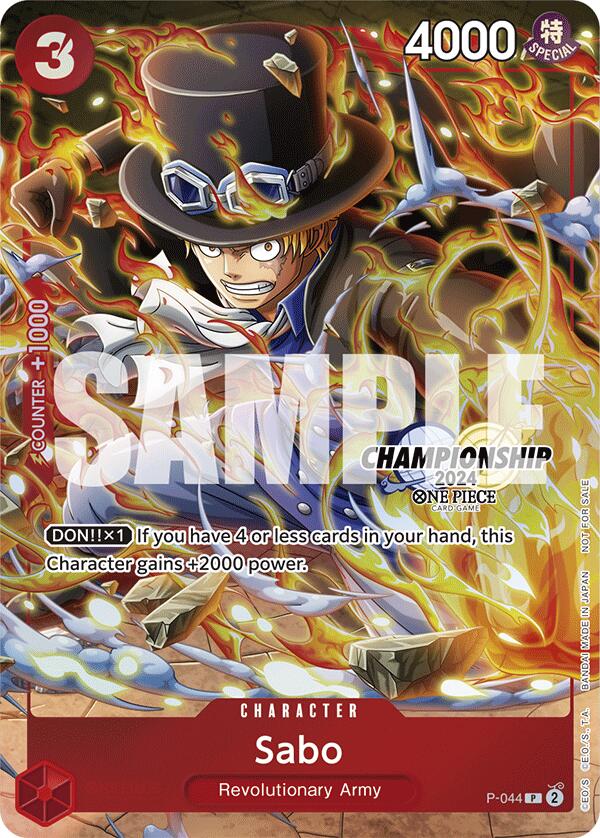 Sabo (CS 2024 Event Pack Finalist) [One Piece Promotion Cards] | Gamers Paradise