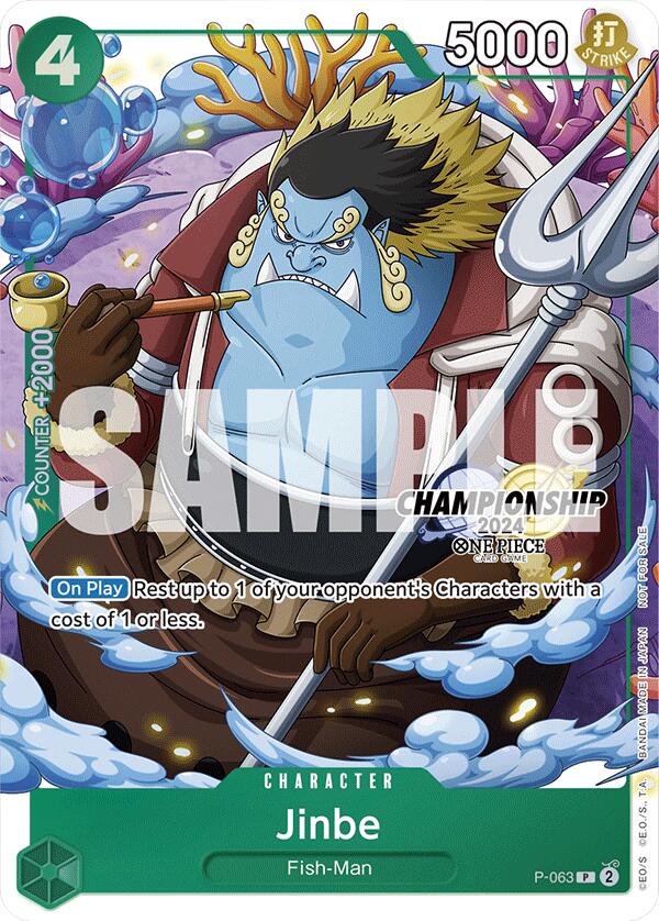 Jinbe (CS 2024 Event Pack Finalist) [One Piece Promotion Cards] | Gamers Paradise