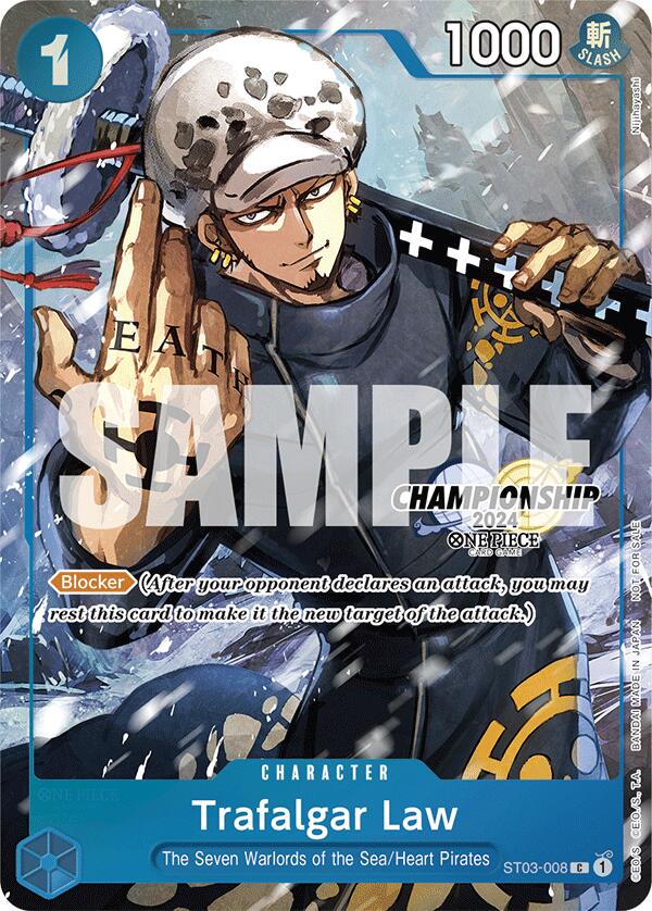 Trafalgar Law (ST03-008) (CS 2024 Event Pack Finalist) [One Piece Promotion Cards] | Gamers Paradise