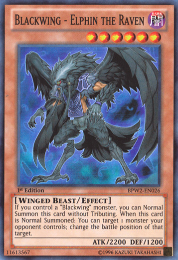 Blackwing - Elphin the Raven [BPW2-EN026] Super Rare | Gamers Paradise