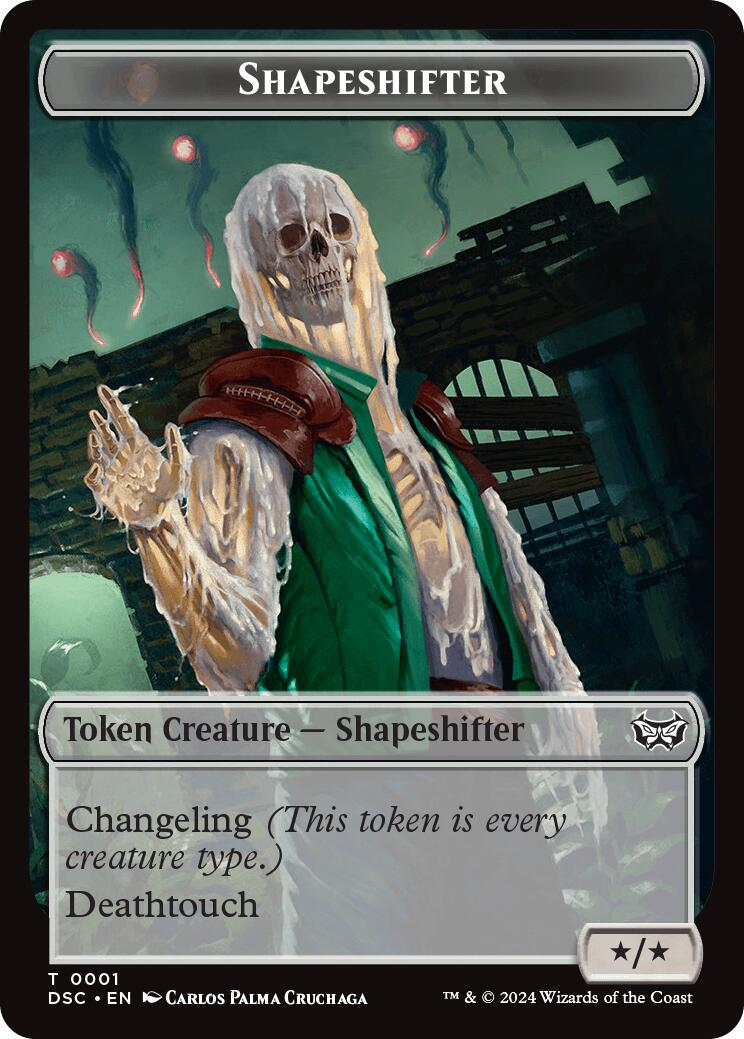 Shapeshifter // Insect (0022) Double-Sided Token [Duskmourn: House of Horror Commander Tokens] | Gamers Paradise