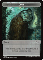Shark // Copy Double-Sided Token [Duskmourn: House of Horror Commander Tokens] | Gamers Paradise