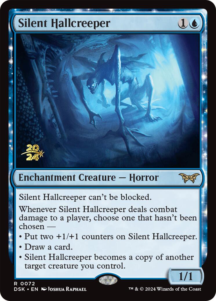 Silent Hallcreeper [Duskmourn: House of Horror Prerelease Promos] | Gamers Paradise