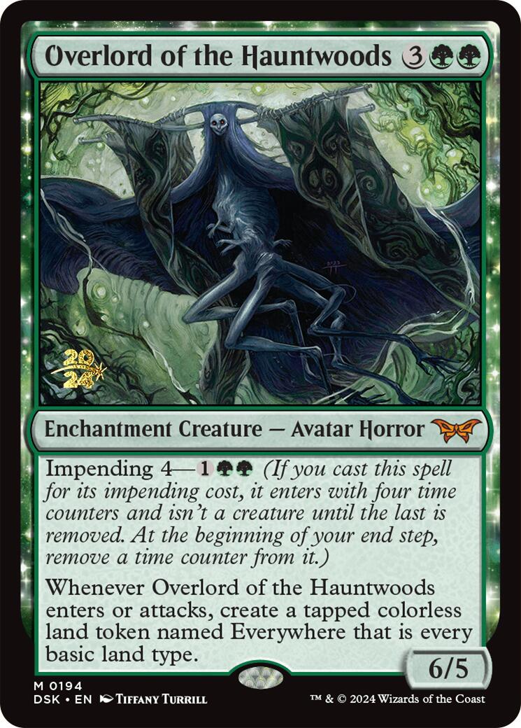 Overlord of the Hauntwoods [Duskmourn: House of Horror Prerelease Promos] | Gamers Paradise